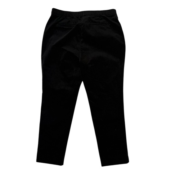 J. Jill Black Velvet Ankle Cropped Pants Sise 10P - Picture 3 of 9